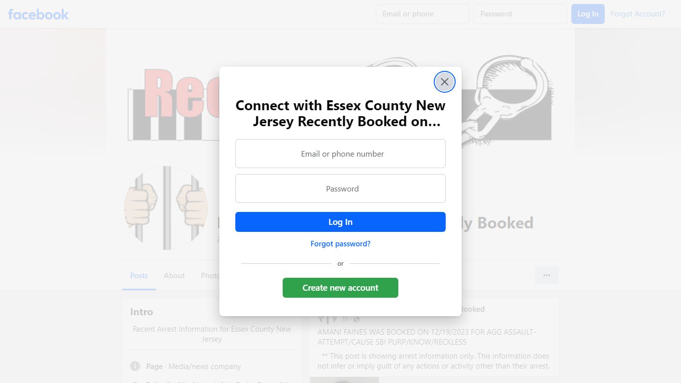 Essex County New Jersey Recently Booked - Facebook